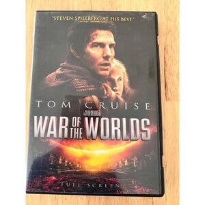War Of The Worlds 2005 DVD Full Screen Tom Cruise Sci-Fi Movie Pre-Owned